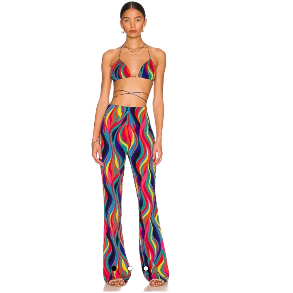 NWT Revolve Superdown Tamera Bra Pant Set Size Medium